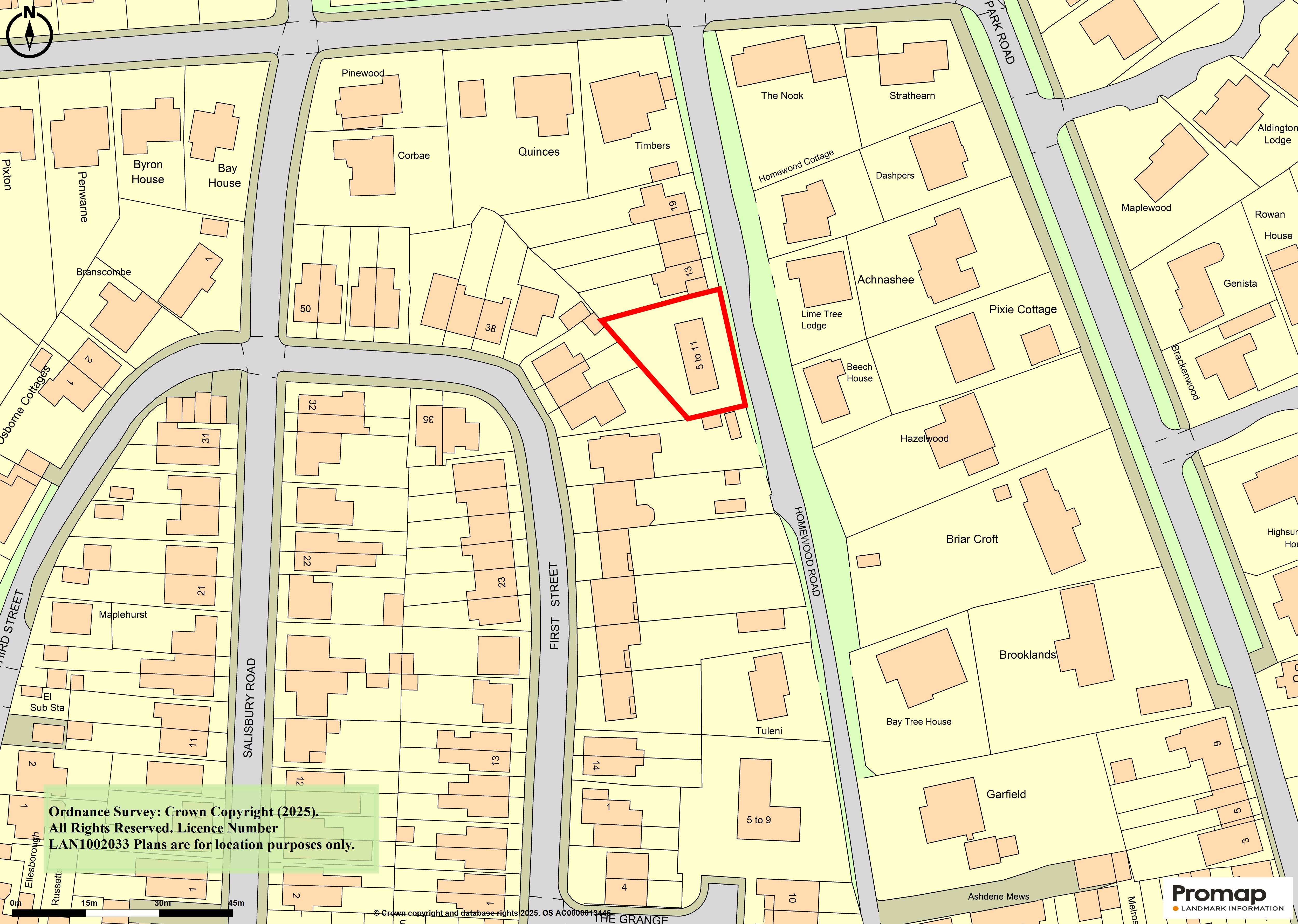 Lot: 54 - LAND WITH PLANNING FOR FOUR FLATS -